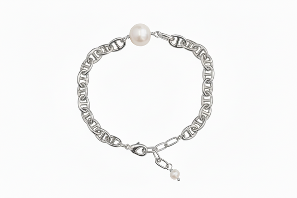 Christy Jean Freshwater pearl charm bracelet
