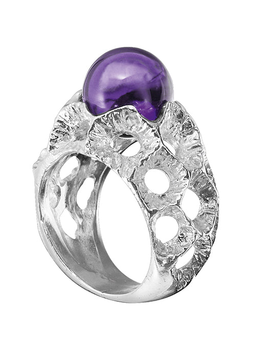 Merveille Purple Ring Small
