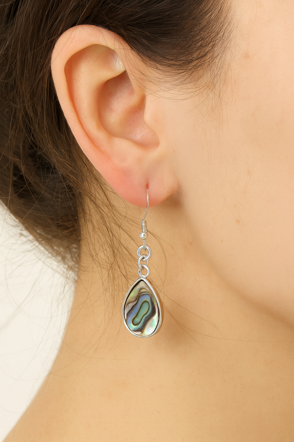 Katie Teardrop Abalone Earrings