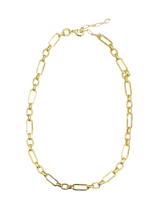 Jasmine Gold Chunky Paperclip Necklaces - Gifting Brands
