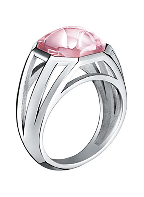 L'ILLUSTRE Small Crystal Ring Pink - Gifting Brands