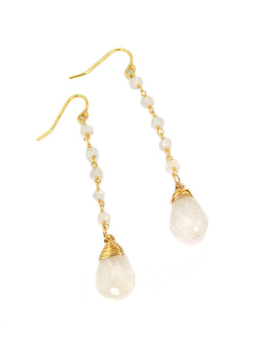 Moonstone Teardrop Earrings - Gifting Brands